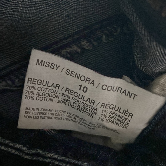 Dark blue jeans, Kardashian Kollection Premium Denim, Khloe curvy slim boot. - Picture 5 of 5